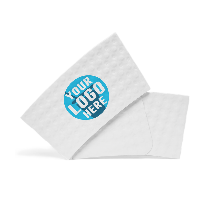 Custom Printed White Coffee Sleeve