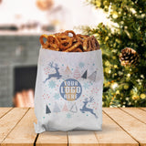 Holiday Regular Paper Sandwich Bag – Custom Winter Wonderland