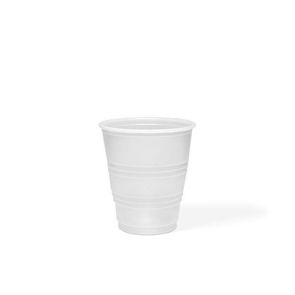 5 oz. Blank Translucent Recyclable Plastic Cup - Y5 - THE CUP STORE
