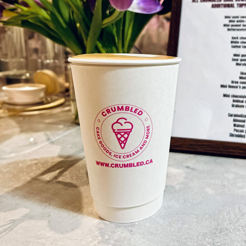 16 oz. Custom Printed Recyclable Double Walled Paper Cup