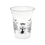 16 oz. Holiday Recyclable Plastic Cup - Halloween More Boos Please - THE CUP STORE