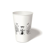 16 oz. Holiday Recyclable Paper Cup - Halloween More Boos Please - THE CUP STORE