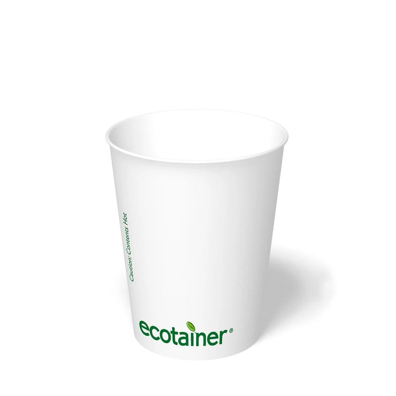 12 oz. Blank Compostable Paper Cup - THE CUP STORE