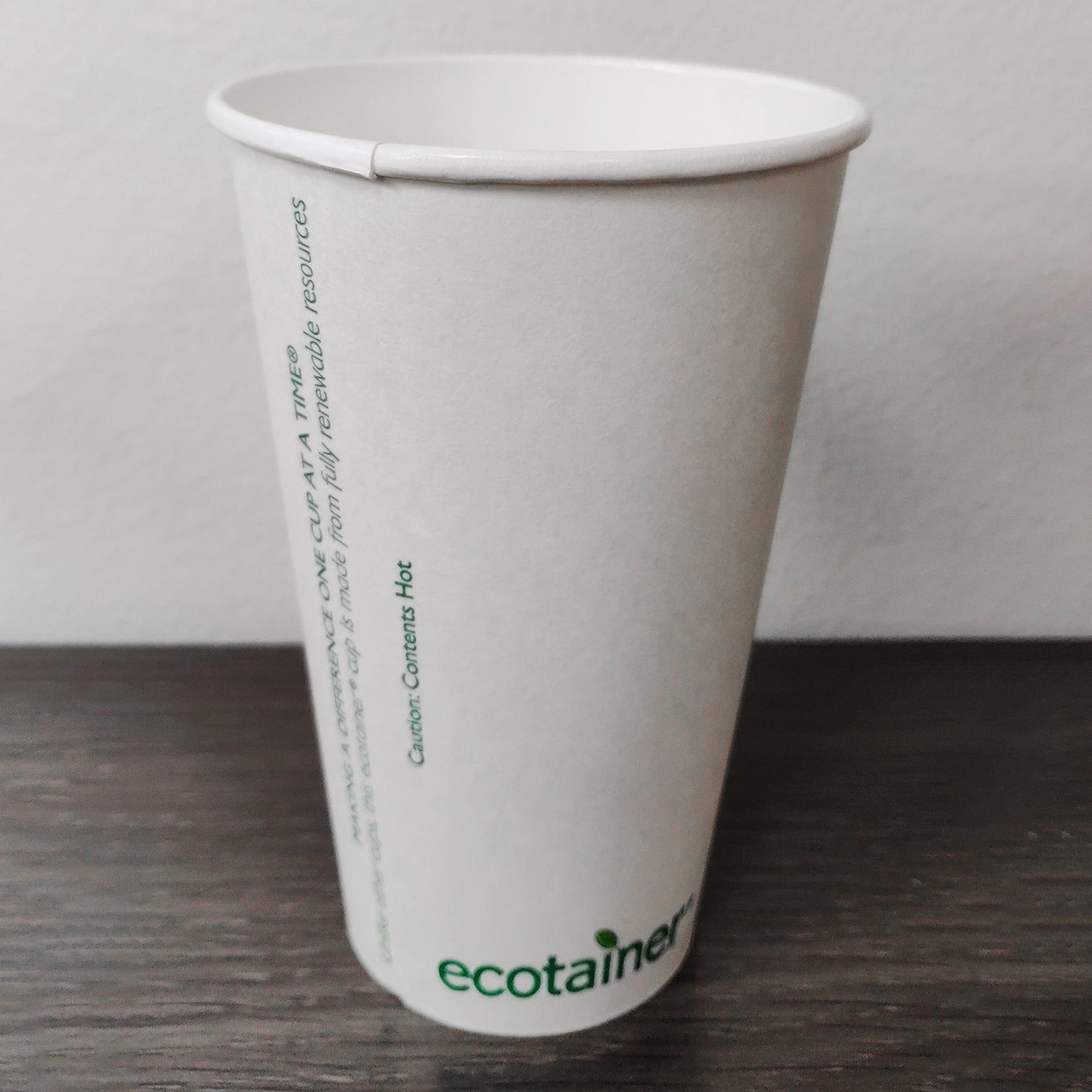16 oz. Blank Compostable Paper Cup | THE CUP STORE