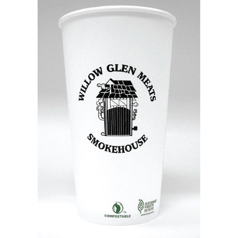 20 oz. Custom Printed Compostable Paper Cup