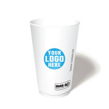 20 oz. Custom Printed Recyclable Double Walled Paper Cup - THE CUP STORE