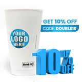 20 oz. Custom Printed Recyclable Double Walled Paper Cup - THE CUP STORE