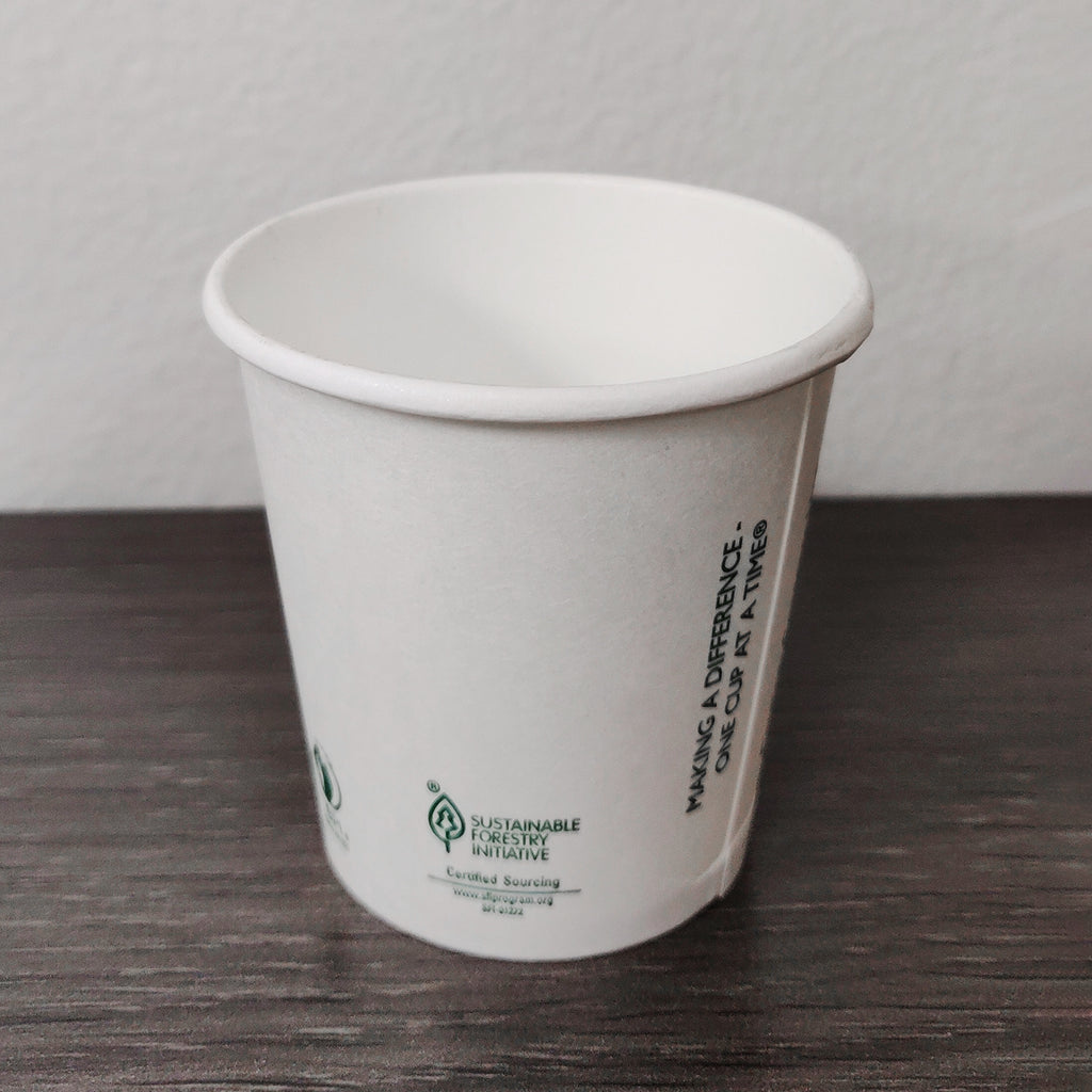 4 oz. Blank Compostable Paper Cup | THE CUP STORE