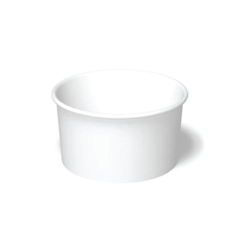 8 oz. Blank Recyclable Paper Food Container - THE CUP STORE