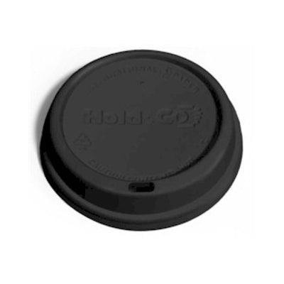 Black Dome Lid For 12/16/20 oz. Recyclable Double Walled Paper Cup