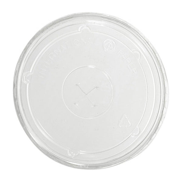 Flat Straw Lid For 32 oz. Recyclable Plastic Cup