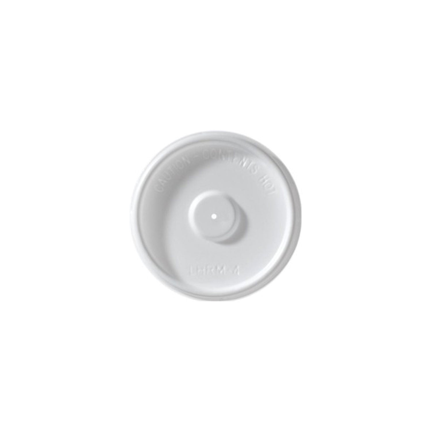 Flat Vented Lid For 4 oz. Recyclable And Compostable Single Wall Paper ...