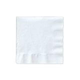 Blank Premium 3-PLY White Beverage Napkin - THE CUP STORE