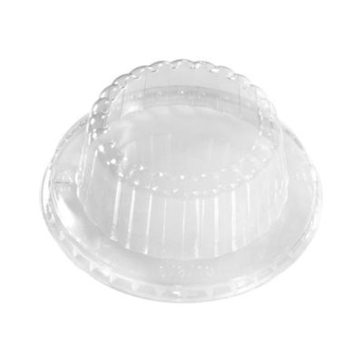 Ribbed Dome Lid For 16/24/32 oz. Recyclable Paper Food Container