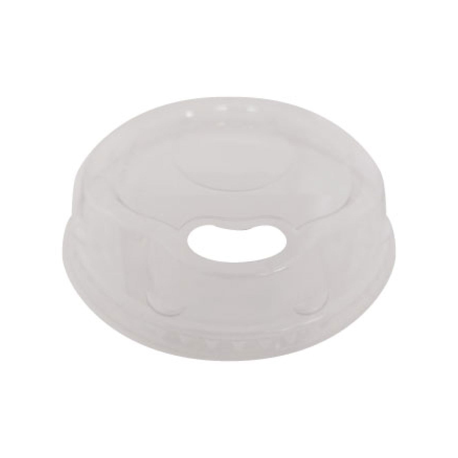 Amhil ASP626 Clear 16/20/24 oz. Plastic Sip Thru Dome Lid 10/100 CS