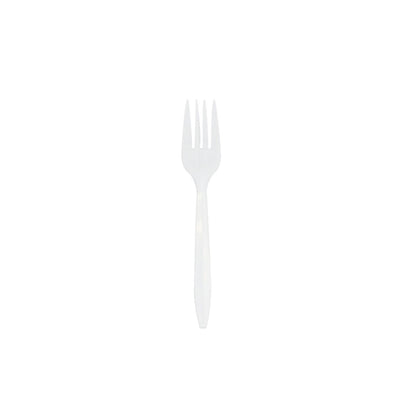 White Plastic Fork